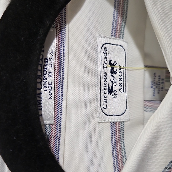 Level up your style with the Arrow Carriage Trade Vintage Pima Collection Oxford - Picture 3 of 5